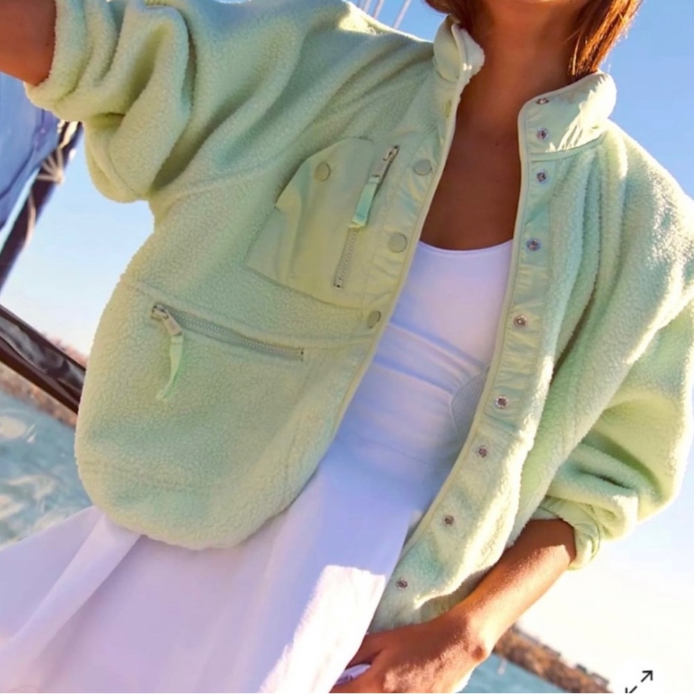 Free People Hit the Slopes Fleece Jacket